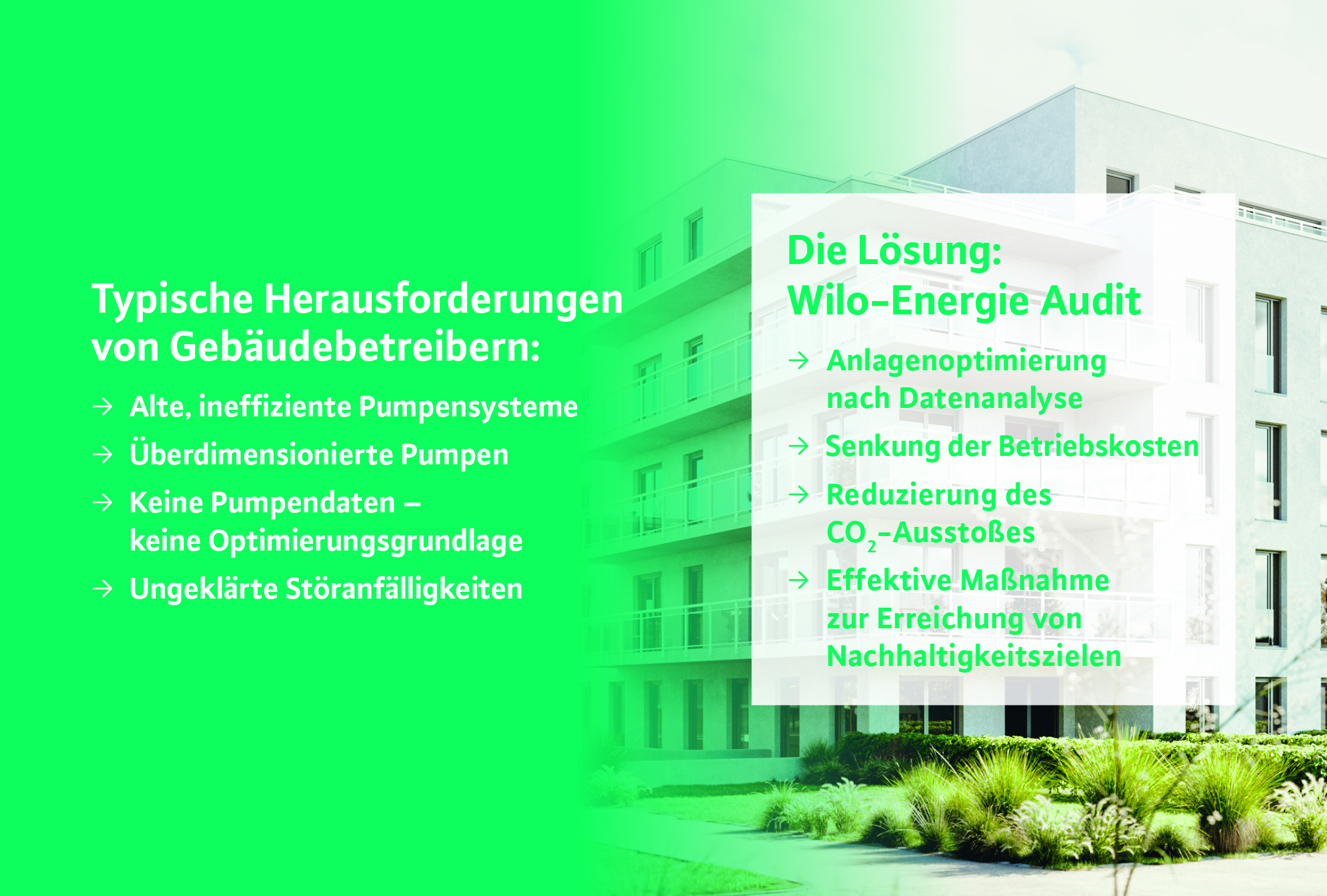 neuer Service des Wilo-Energie Audits neuer Service des Wilo-Energie Audits