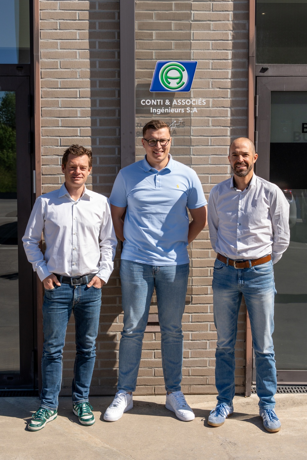 Adnan Hurtic, zusammen mit Yann Grandjean und Christophe Lacaste